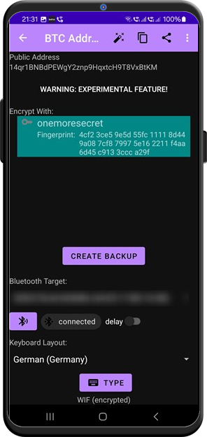 Crypto Address Generator