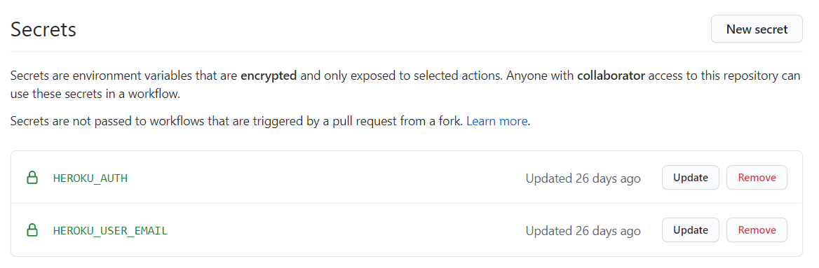 GitHub Secrets